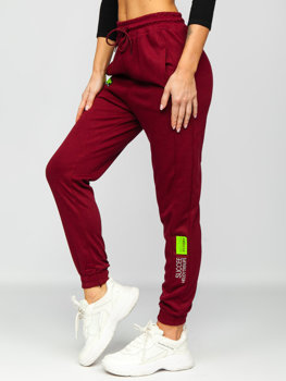 Бордові жіночі спортивні штани Bolf AF316NM