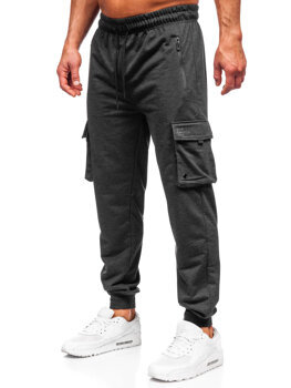 Графітові чоловічі спортивні штани джогери-карго Bolf JX6360