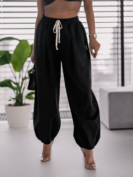 Жіночі чорні тканинні штани Aladdin Bolf 62405