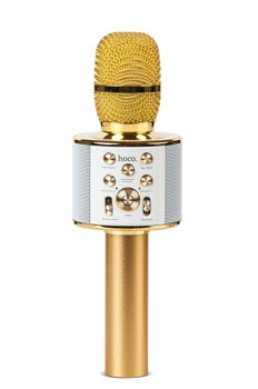 Золотий мікрофон караоке bluetooth BK3