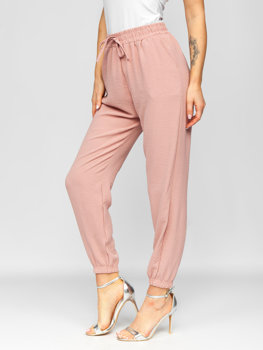 Рожеві жіночі штани-джоггери Bolf W5071