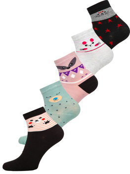 Різнокольорові жіночі шкарпетки Bolf DM66061-5P 5 PACK