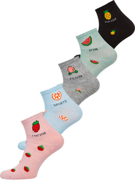 Різнокольорові жіночі шкарпетки Bolf NY0032-5P 5 PACK