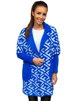 Синє жіноче пальто Bolf 20682