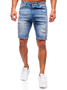 Сині чоловічі джинсові шорти Bolf 0367