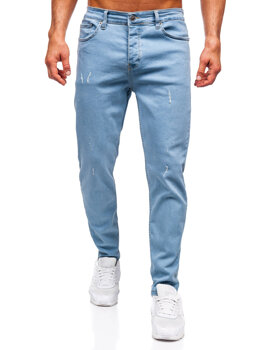 Сині чоловічі джинсові штани slim fit Bolf 6446