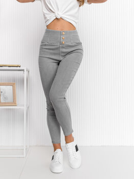 Сірі жіночі джинсові легінси Bolf S110