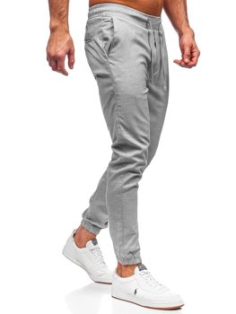Сірі чоловічі штани джоггери Bolf 0011