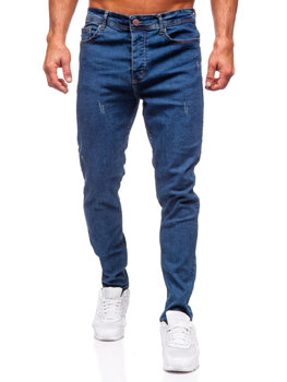 Темно-сині чоловічі джинсові штани regular fit Bolf 6312