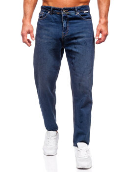 Темно-сині чоловічі джинсові штани regular fit Bolf GT27