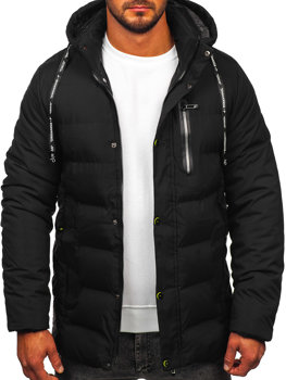 Чорна чоловіча зимова куртка Bolf 5M3136