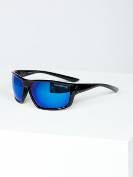 Чорно-сині сонцезахисні окуляри Bolf PLS7