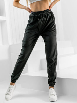 Чорні велюрові жіночі спортивні штани Bolf HL241