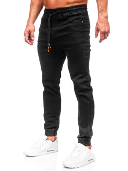 Чорні чоловічі джинси джоггери Bolf 8112