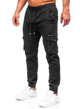Чорні чоловічі джоггери-карго штани Bolf MP0181N