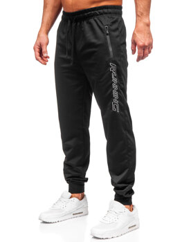 Чорні чоловічі спортивні штани джоггери Bolf JX6352