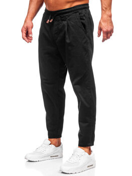 Чорні чоловічі штани чінос Bolf 6237