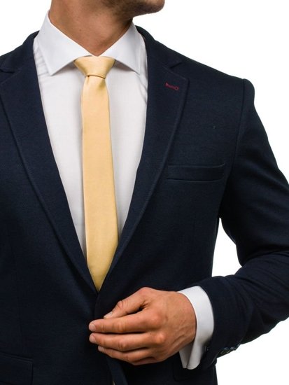 Елегантна помаранчева чоловіча краватка Bolf K001