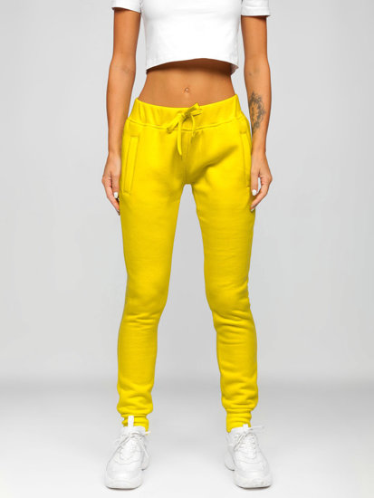 Жовті жіночі спортивні штани Bolf CK-01-28