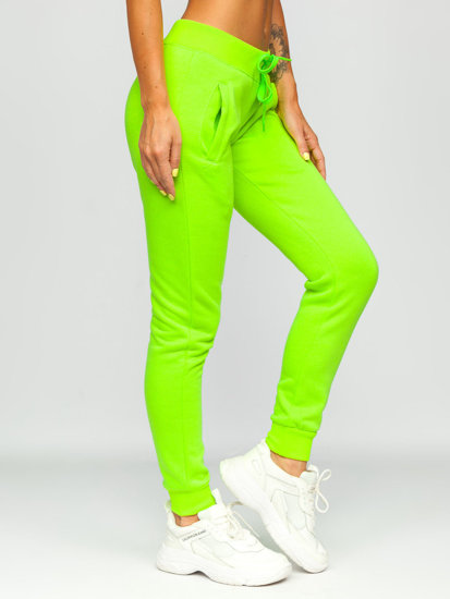 Зелено-неонова жіночі спортивні штани Bolf CK-01