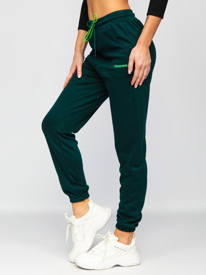Зелені жіночі спортивні штани Bolf AF317NM