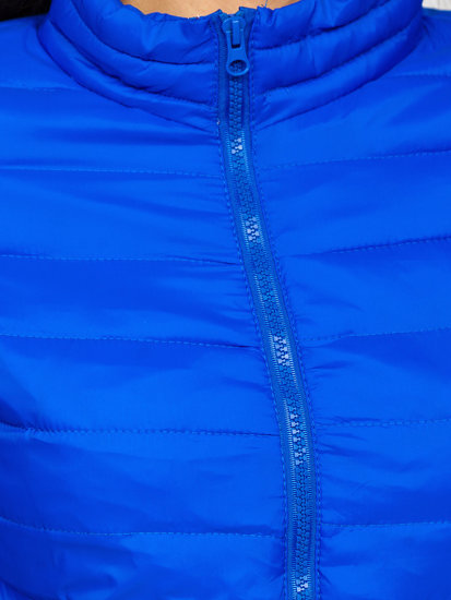 Кобальтова жіноча демісезонна стьобана куртка Bolf 1141