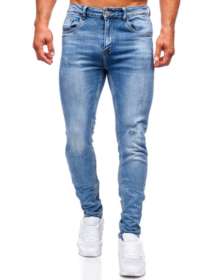 Сині джинсові штани чоловічі slim Fit Bolf KA6896S