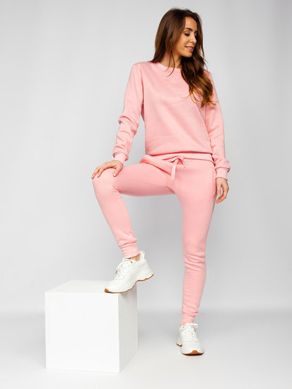Спортивний жіночий комплект рожева-пудра Bolf 0001