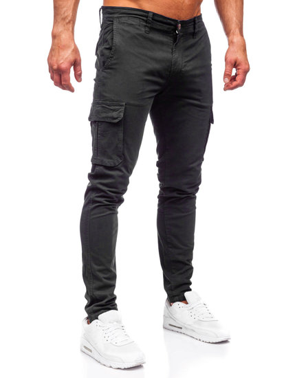 Чорні чоловічі штани карго Bolf J701