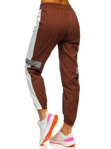 Коричневі жіночі спортивні штани Bolf Y513 