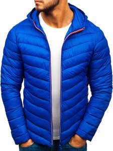 Куртка чоловіча демісезонна спортивна синя Bolf LY1016