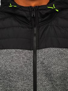 Сіра демісезонна чоловіча куртка Bolf KS2158