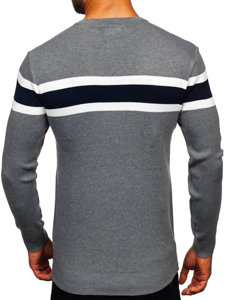 Сірий чоловічий светр Bolf H2108
