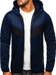 Темно-синя демісезонна чоловіча куртка Bolf KS2153