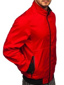 Червона демісезонна чоловіча куртка Bolf 6782