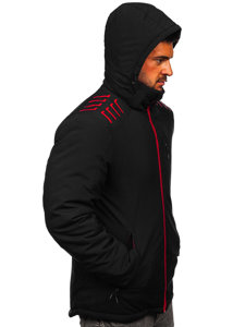 Чорна чоловіча зимова куртка Bolf 6580