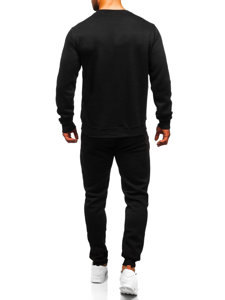 Чорний чоловічий спортивний костюм Bolf 10380