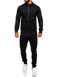 Чорний чоловічий спортивний костюм Bolf 10385